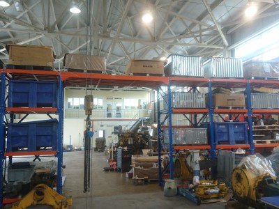 Стеллажи для цеха и завода